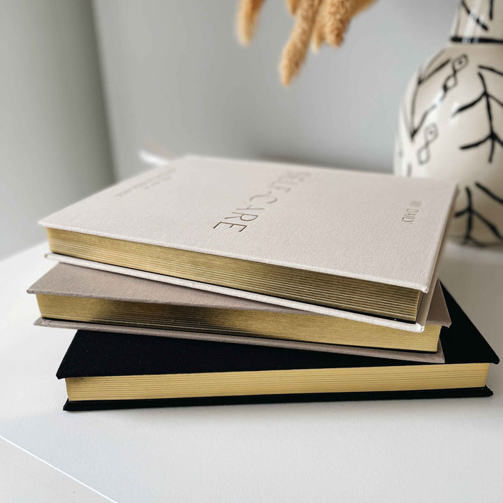 My Daily Self-Care Journal -  Wellness Journal (Almond)