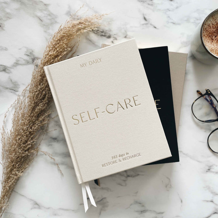 My Daily Self-Care Journal -  Wellness Journal (Almond)