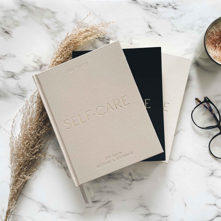 My Daily Self-Care Journal -  Wellness Journal (Pebble)