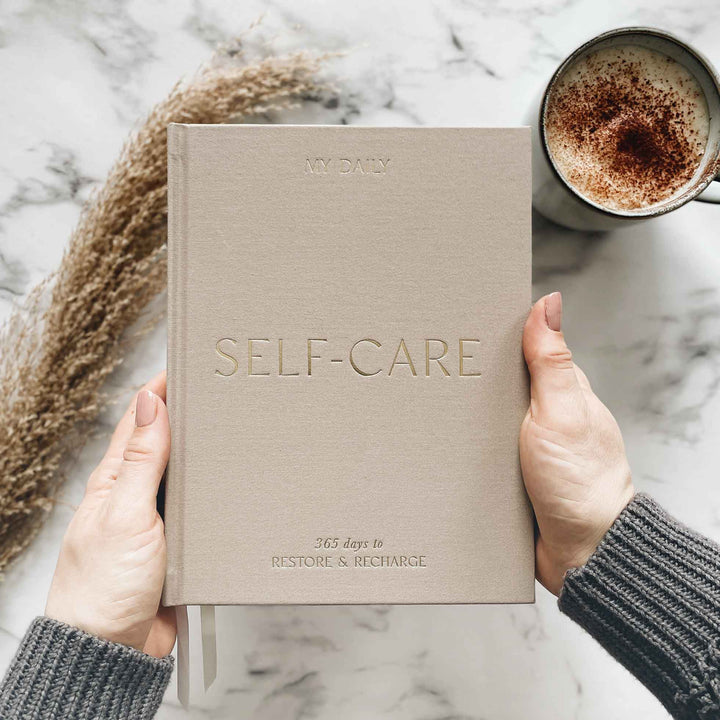 My Daily Self-Care Journal -  Wellness Journal (Pebble)
