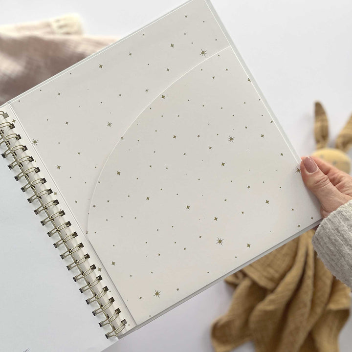 NEW - My Baby Book - Baby Memory Book - White