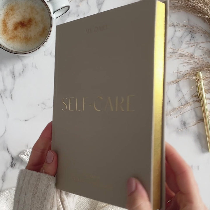 My Daily Self-Care Journal -  Wellness Journal (Pebble)