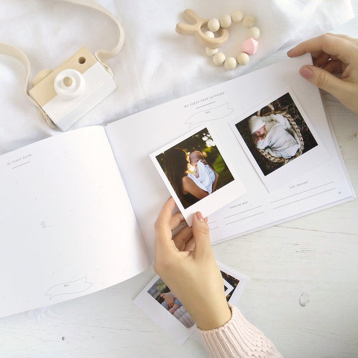 Keepsake memory book for babies