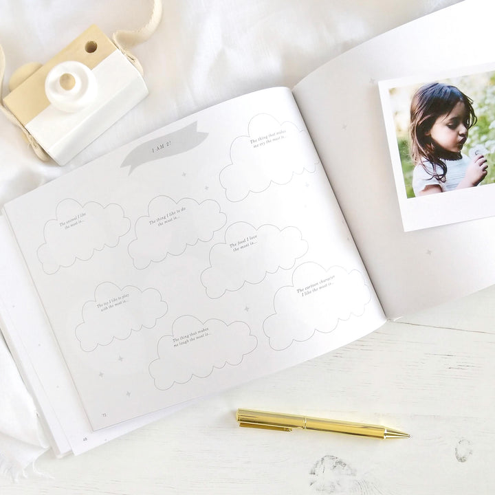 Baby memory keepsake book