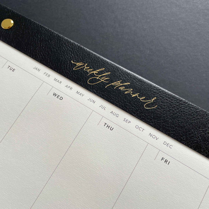Weekly desk pad